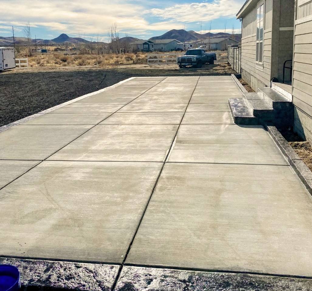 Concrete patio Carson City