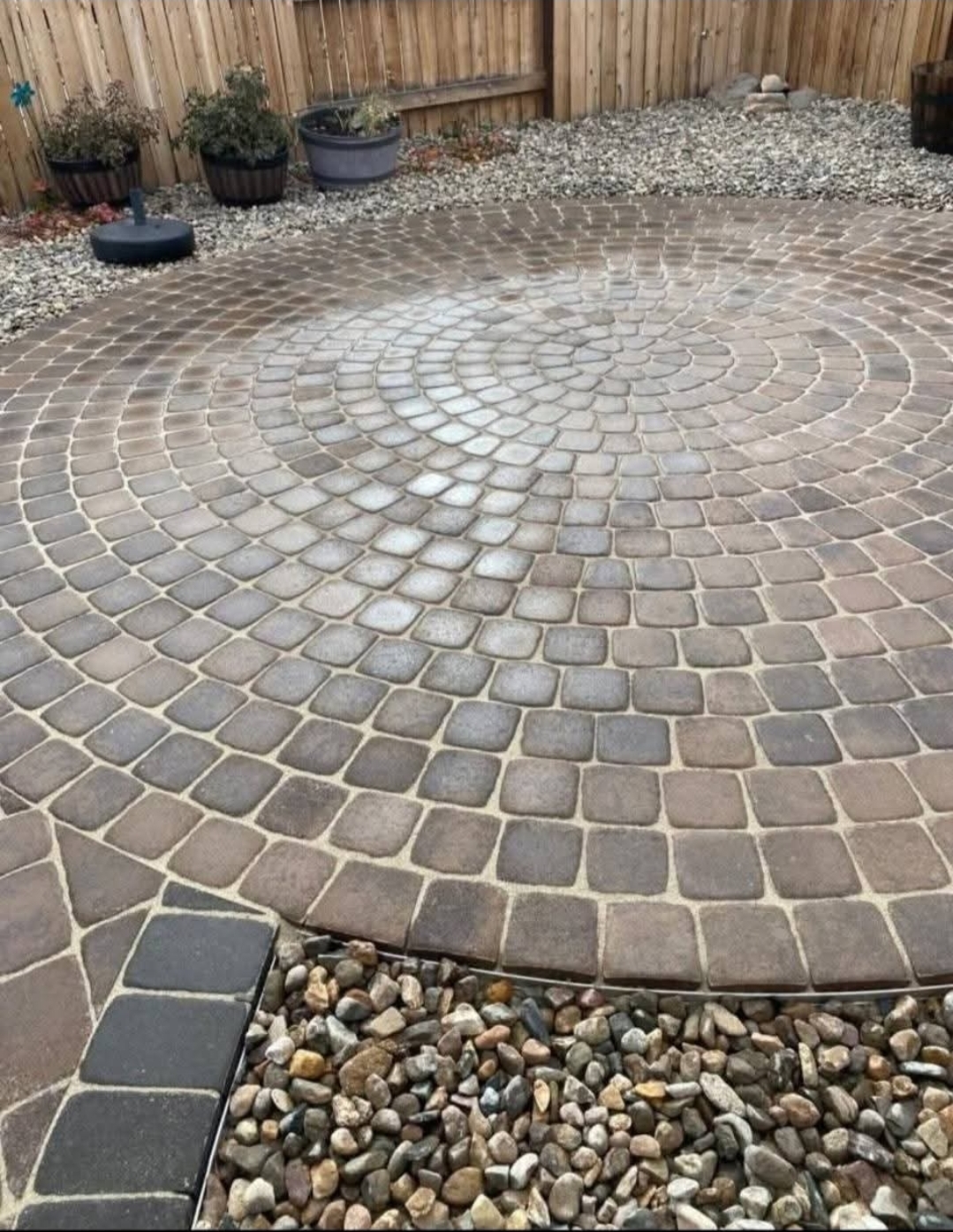Paver patio Minden